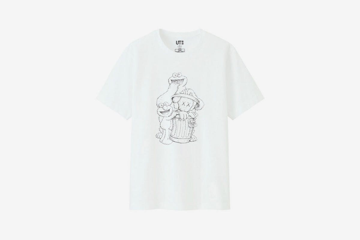 kaws sesame street shirt